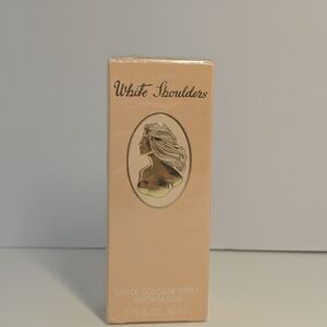 White Vintage Shoulders EAU De Cologne Spray 2.75 Ounces. New Sealed In Box Rare